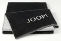 JOOP! Decke Wohndecke Melange Doubleface Farbe Anthrazit-Silber, 706218 150x200
