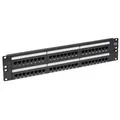 Eaton Tripp Lite Series 48-Port Cat6 Cat5 Patch Panel Rackmount 110 Punch Down RJ45 Ethernet 1URM 568B - Patch Panel - C