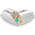 sleepling Winter Bettdecke 135x200 cm, Ultra warme Winterdecke, Winterbettdecke 135 x 200 cm, 100% feine Mikrofaser, Made in EU, Oeko-Tex 100, waschbar bis 60 Grad