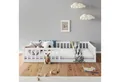 IDIMEX Kinderbett GUSTAVO, Bodenbett mit Rausfallschutz Kinderbett Montessori