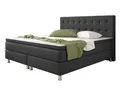 Boxspringbett Köln Bett Hotelbett Designerbett 180x200 cm Webstoff Anthrazit