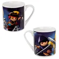 Playmobil Novelmore Tasse für Kinder - Ritter Kinderbecher Kindertasse aus Porzellan 230 ml