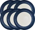 Greengate Alice Speiseteller dark blue 25,6 cm Set6
