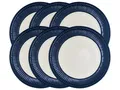 GreenGate Alice Speiseteller Dark Blue 25,6 cm Set6