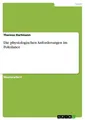 Die physiologischen Anforderungen im Poledance Theresa Hartmann