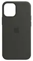 Apple Silikon Case mit MagSafe für iPhone 12 mini - Schwarz Neu Rechnung MwSt