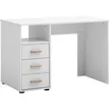 Schildmeyer Schreibtisch Torge 74 cm x 109 cm x 58 cm Weiß-Matt