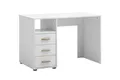 Schildmeyer Schreibtisch mit Stauraum Torge 702050, mattweiß, 109 x 58 x 74 cm