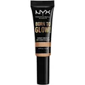 NYX Professional Makeup Born to Glow Radiant Concealer, Schillerndes Finish, Reduktion von Augenringen, Highlighten und Contouring, Vegane Formel, Farbton: Medium Olive