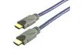 Vivanco HQ 5m HDMI-Kabel 4K 3D Full HD HDMI-Stecker Video-Kabel, HDMI, (500 cm), vergoldet, 4K UHD 3D HD-TV Full-HD TV 1080p Ethernet PC Konsole