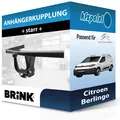 BRINK Anhängekupplung starr passend für Citroen Berlingo 11.2011-05.2018 neu