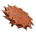 Tercoo Schleifscheiben - Reinigungsscheibe für größere Reparaturen, Zum Entfernen von Farbe, Spachtelmasse, Rost, Tectyl, Teer, Schweißnähten & anderen Schichten, Auch zum Reinigen von Schweißnähten