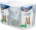 TRIXIE Windeln für Hündinnen Größe S-M - Saugfähige Hundewindeln bei Inkontinenz & Läufigkeit - 12 St. mit Gummizug für mehr Komfort, 28-40 cm Taillenumfang - 23632