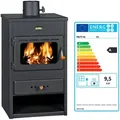 Prity - Eek A - Kaminofen, Holzofen Modell K1, Leistung 9.5 Kw, Bimschv 2