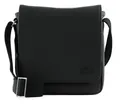 LACOSTE Men's Classic Flap Crossover Bag Umhängetasche Tasche Noir schwarz Neu