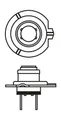 BOSCH 1 987 301 057 Glühlampe, Fernscheinwerfer für Opel