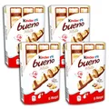 4 er Ferrero kinder bueno White 4 x 117 g (4 x 6 Riegel) Waffel mit feiner Milchhaselnusscreme-Füllung