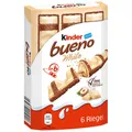 kinder Bueno White 6er Riegel weiße Schokolade Haselnuss 117g (34,10 EUR/kg)