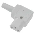 Bachmann 915.973 Kaltgeräte-Steckverbinder 790 Buchse Gesamtpolzahl: 2 10 A Grau 1 St.