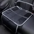 Kindersitzunterlage/Sitzschoner Auto, auch ISOFIX geeignet, schwarz von PETEX