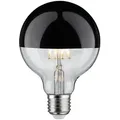 LED G95 Kopfspiegel Lampe E27 2700K schwarz chrom dimmbar Paulmann 28677