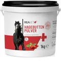ReaVET Premium Hagebuttenpulver 1kg – Naturrein, Stärkt Immunsystem + Gelenkfunktion, Reichhaltig an Vitamin C I Hagebutten Pulver Gelenkpulver, Ohne Zusätze