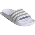 adidas Adilette Aqua Slides ftwr white-platin met.-ftwr white (01F7) 11