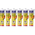 Pufas pufamur Fugen und Flächen Leichtfüller L10 6x310ml Spachtel Fugenfüller