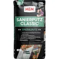 MEM Sanierputz Classic Sanierung feuchter + salzhaltiger Mauerwerke weiß 25 kg