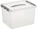 Aufbewahrungsbox Sunware Q-line, Deckel mit Griff, 22 l, L 400 x B 300 x H 260 mm 655712