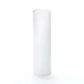 ORION LIGHTSTYLE Kerzenhülse Glas 1 Stück L 100mm ø28mm Weiß für Kerzenfassung E14 Kronleuchter Lüster Kerzenhülle Fassungshülse Fassung