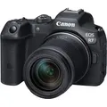 EOS R7 + Objektiv RF-S 18-150mm F3.5-6.3 IS STM + Bajonettadapter EF-EOS R Systemkamera - Schwarz
