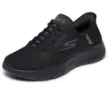 Skechers Damen Go Walk Flex Grand Entry Sneakers, Schwarzer Textilrand, 37 EU