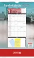 BRUNNEN Familienkalender 2026 „Big City“ | 250×415 mm