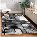 Paco Home Teppich Mondial 101, rechteckig, Höhe: 13 mm, Kurzflor, modernes abstraktes Design grau 200 cm x 290 cm x 13 mm