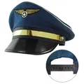 3326P  Pilotenmütze, verstellbarer Umfang, Kostümaccessoire, Karneval, Mottop...