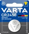 VARTA Batterien Knopfzellen CR2450, 10 Stück, Power on Demand, Lithium, 3V