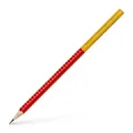 Faber-Castell 517022 - Bleistift Grip 2001 Two Tone, Rot, 1 Stück