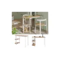 Vicco Bartisch Freetown Eiche Weiß 110 x 75,5 cm mit Regal