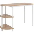 Küchentisch Vicco Freetown Goldkraft Eiche/Weiß 110 x 50 cm mit offene Ablagen, Model 49552 - Braun/Weiß