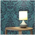 Tadessi Vliestapete Tapete Barock Jacopo M1-No.263, Vliestapete, Blau, Grau, Tapete, Starke Struktur blau|grau