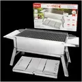 Olymp Handels GmbH Holzkohlegrill Mangal Edelstahl Schaschlik Grill Sputnik Klappbarer Campinggrill