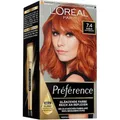 LOreal-Paris Haarfarbe ColorationPréférence Glänzende Farbe 7.4 Dublin/Kupferblond 1 Stk. (9,99 € / 1 Stk.)