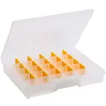 Allit 457234 EuroPlus Basic 37/7-20 Sortimentskasten, Transparent/Gelb
