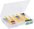 Allit Sortimentskasten EuroPlus 37 x 29,5 x 6 cm transparent Aufbewahrung