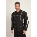 JP1880 Parka Motorrad-Jacke Soft Protektoren Reflex Einsätze grau|schwarz 7XL