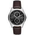 Armani Exchange AX1868 DANTE Uhr Herrenuhr Lederarmband Datum braun - Braun