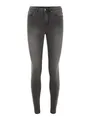 VERO MODA Damen Vmtanya Mr S Piping Jeans Vi207 Noos Skinny Jeans ,Dark Grey Denim,S L30