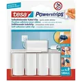 Tesa - Powerstrips Kabelclip / Kabel Clip Selbstklebend / Zur Fixierung Von Kabeln / In Weiß / 1 X 5 Stk.