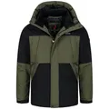 Höhenhorn Lawinenstar Herren Winter Jacke Schwarz/Grün Gr. M
